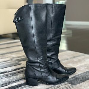 Leather Black Boots size 8.5